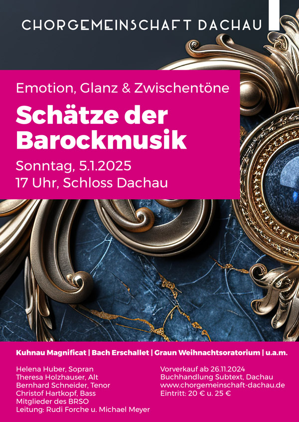 Emotion, Glanz & Zwischentöne. Schätze der Barockmusik.